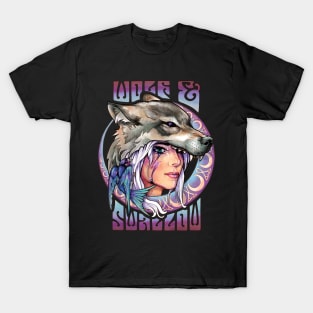 Wolf & Swallow - Art Nouveau [OPALINE] T-Shirt